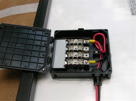 array junction box wiring|solar panel junction box wiring.